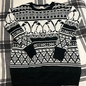 MOSSIMO SWEATER WITH PENGUINS